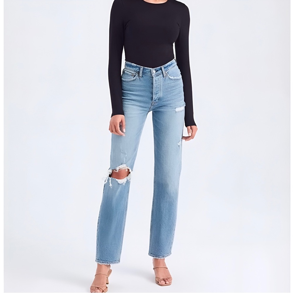Abercrombie & Fitch High-Rise Dad Jeans - 27